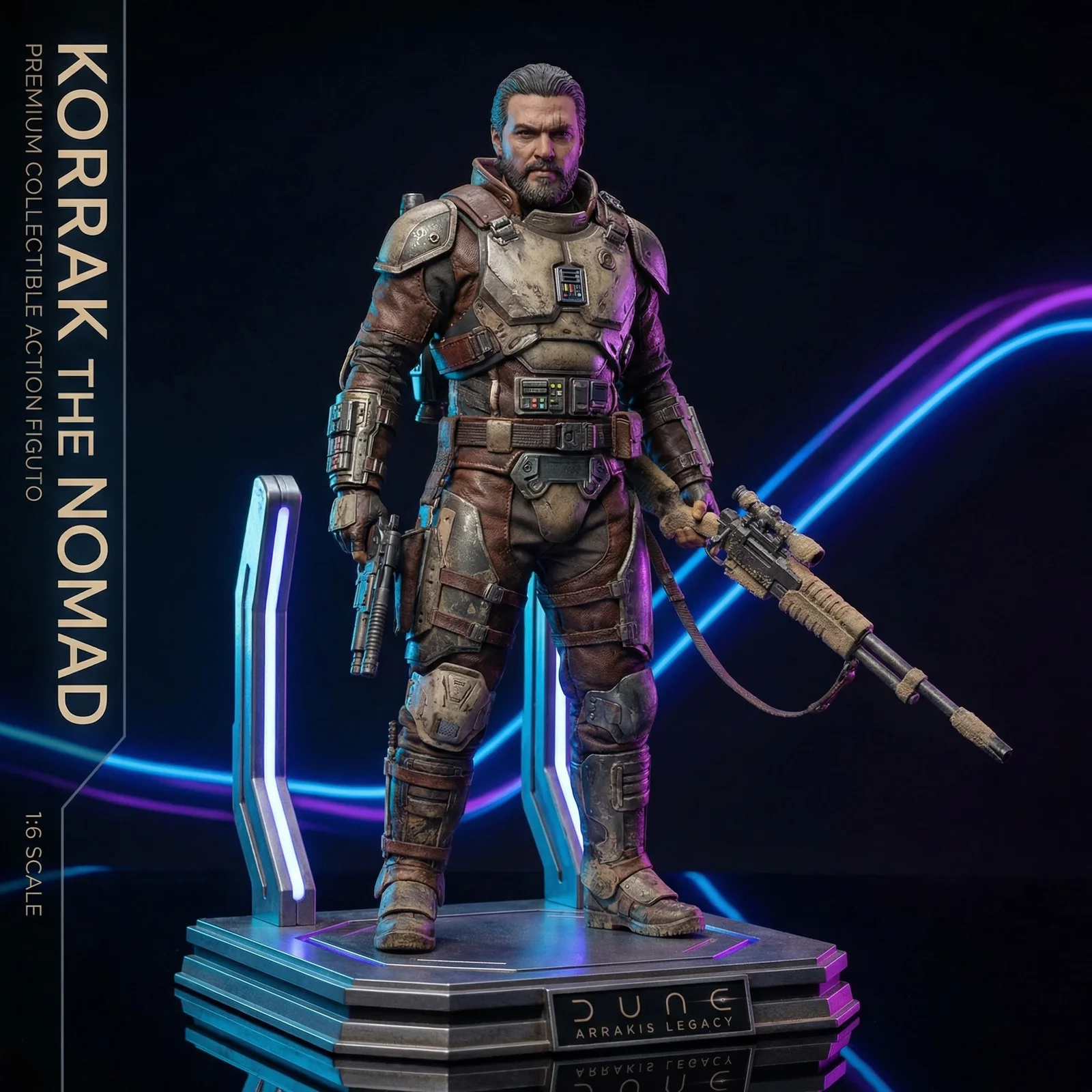 沙丘系列沙漠行者1比6高端收藏级手办全身展示